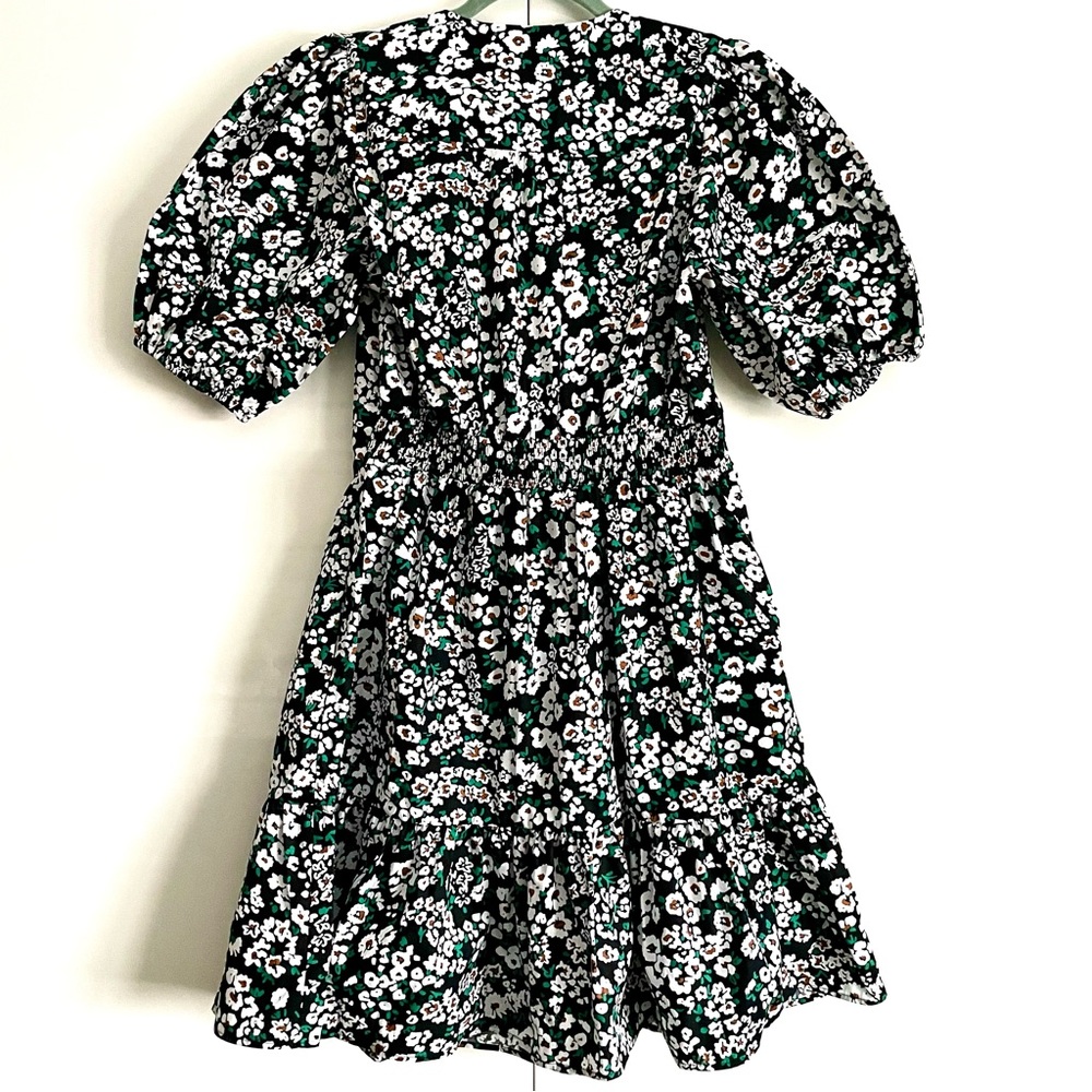 Boden Floral Puff Sleeve Tiered Ruffle Boho Dress Size 6 NWT - Picture 6 of 16